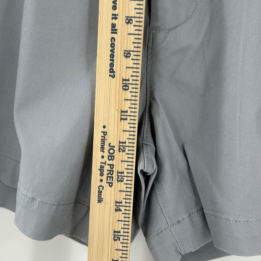 Crown & Ivy Mens Chino Shorts Size 38 Iron Grey Flat Front Twill New With Tags - Picture 2 of 9